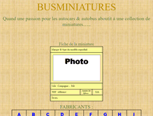 Tablet Screenshot of busminiatures.fr